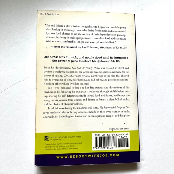 The Reboot with‎ Joe Cross Juice Diet: Lose Weight paperback book - Picture 3 of 6